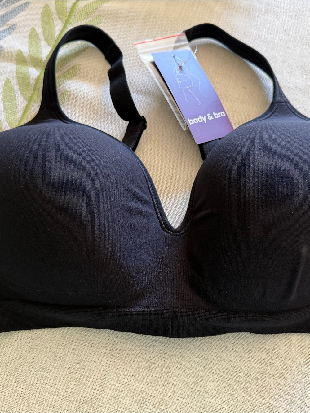 Women's Black Smooth Bra